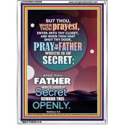 THE LORD REWARDS OPENLY   Bible Verses Wall Art   (GWARMOUR8585)   