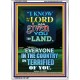 THE LORD HAS GIVEN YOU THIS LAND   Christian Wall Dcor Frame   (GWARMOUR8595)   