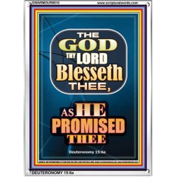 THE LORD BLESS THEE   Acrylic Glass Frame Scripture Art   (GWARMOUR8610)   