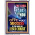 THE LORD WILL GIVE YOU GOOD SUCCESS   Bible Verse Framed for Home   (GWARMOUR8687)   "12X18"