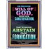 ABSTAIN FROM FORNICATION   Scripture Wall Art   (GWARMOUR8715)   "12X18"