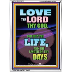 THE LENGTH OF THY DAYS   Scripture Wood Frame    (GWARMOUR8729)   
