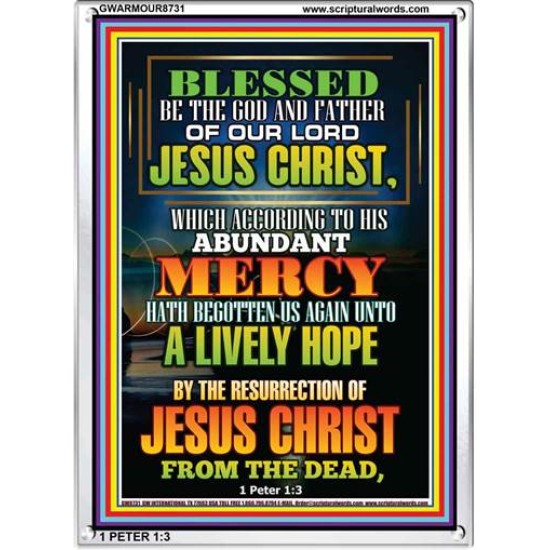 ABUNDANT MERCY   Scripture Wood Frame Signs   (GWARMOUR8731)   