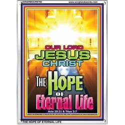 THE HOPE OF ETERNAL LIFE   Bible Verses Wall Art   (GWARMOUR8760)   