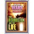 THE RESURRECTION AND THE LIFE   Christian Wall Dcor   (GWARMOUR8766)   "12X18"