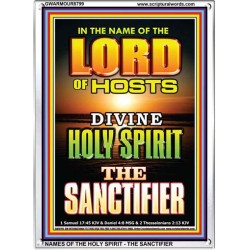 THE SANCTIFIER   Bible Verses Poster   (GWARMOUR8799)   