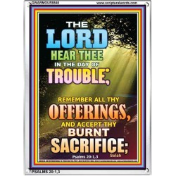 ALL THY OFFERINGS   Framed Bible Verses   (GWARMOUR8848)   