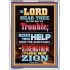 THE LORD HEAR THEE IN THE DAY OF TROUBLE   Frame Bible Verse   (GWARMOUR8849)   "12X18"