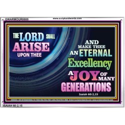 AN ETERNAL EXCELLENCY   Bible Verses Wall Art Acrylic Glass Frame   (GWARMOUR8885)   