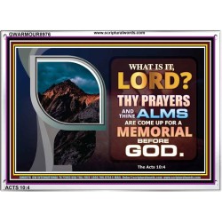 A MEMORIAL BEFORE GOD   Framed Scriptural Dcor   (GWARMOUR8976)   