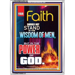 YOUR FAITH   Frame Bible Verse Online   (GWARMOUR9126)   