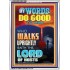 THE LORD OF HOSTS   Encouraging Bible Verses Frame   (GWARMOUR9155B)   "12X18"