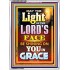 THE LIGHT OF THE LORD   Scripture Art   (GWARMOUR9163B)   "12X18"