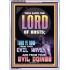 THE LORD OF HOSTS   Bible Verses    (GWARMOUR9189)   "12X18"