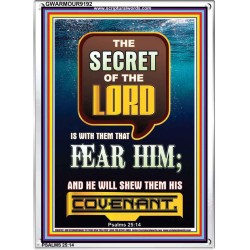 THE SECRET OF THE LORD   Scripture Art Prints   (GWARMOUR9192)   