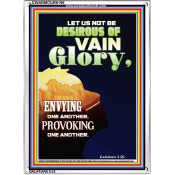 VAIN GLORY   Bible Verses Wall Art Acrylic Glass Frame   (GWARMOUR9196)   