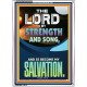 THE LORD IS MY STRENGTH   Framed Bible Verse   (GWARMOUR9248)   