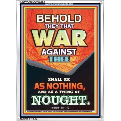 THEY THAT WAR AGAINST YOU   Scripture Art   (GWARMOUR9253)   