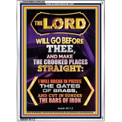 THE LORD WILL GO BEFORE YOU   Biblical Art   (GWARMOUR9258)   