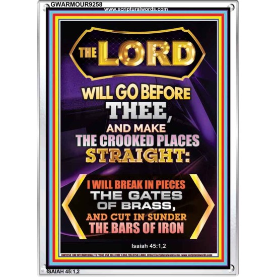 THE LORD WILL GO BEFORE YOU   Biblical Art   (GWARMOUR9258)   