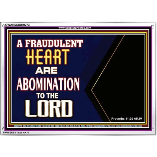 WHAT ARE ABOMINATION TO THE LORD   Large Framed Scriptural Wall Art   (GWARMOUR9273)   