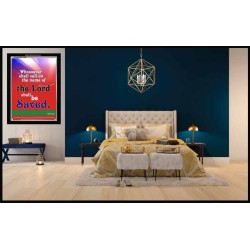 WHOSOEVER SHALL CALL   Inspiration Wall Art Frame   (GWASCEND1632)   "25x33"