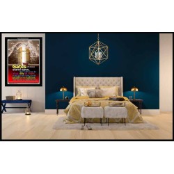 YOUR GATES WILL ALWAYS STAND OPEN   Large Frame Scripture Wall Art   (GWASCEND1684)   