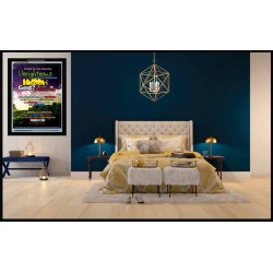 UNRIGHTEOUS SHALL NOT INHERIT THE KINGDOM   Large Framed Scripture Wall Art   (GWASCEND3204)   "25x33"