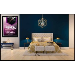 THERE IS NO PEACE    Framed Bedroom Wall Decoration   (GWASCEND5304)   