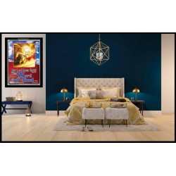 THE WORD OF GOD   Framed Religious Wall Art    (GWASCEND5493)   