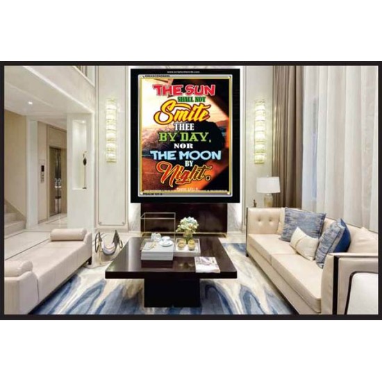 THE SUN SHALL NOT SMITE THEE   Biblical Paintings Acrylic Glass Frame   (GWASCEND6656)   