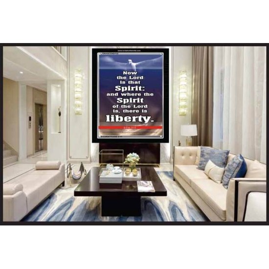 THE SPIRIT OF THE LORD GIVES LIBERTY   Scripture Wall Art   (GWASCEND732)   