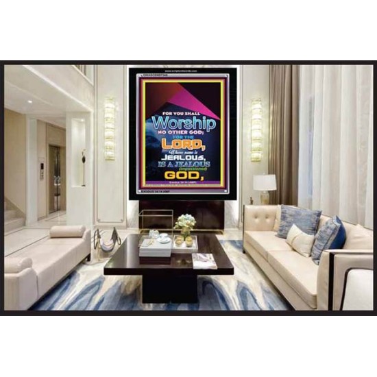 WORSHIP   Religious Art Frame   (GWASCEND7346)   