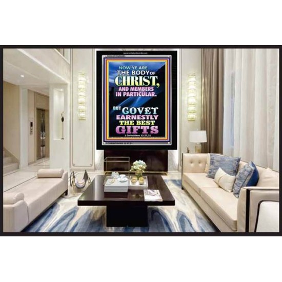 YE ARE THE BODY OF CHRIST   Bible Verses Framed Art   (GWASCEND8853)   