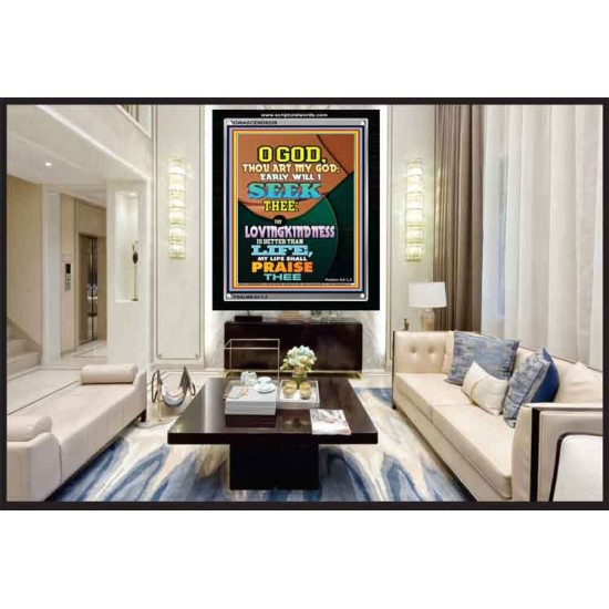 YOUR LOVING KINDNESS IS BETTER THAN LIFE   Biblical Paintings Acrylic Glass Frame   (GWASCEND9239)   