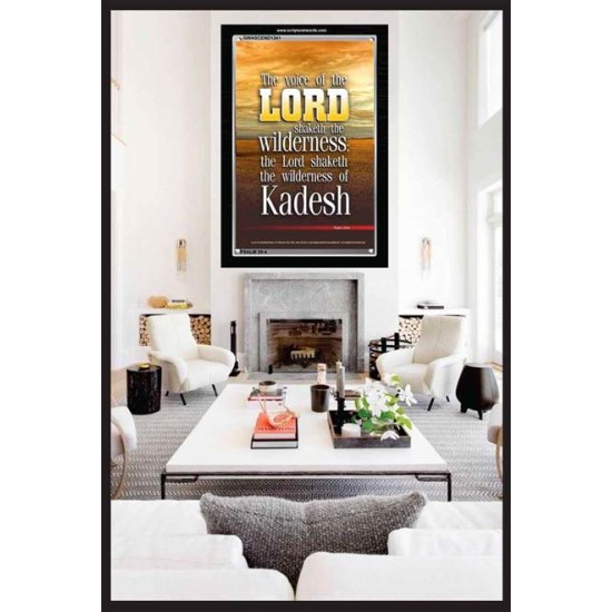 VOICE OF THE LORD IS POWERFUL   Scripture Wall Art   (GWASCEND1241)   