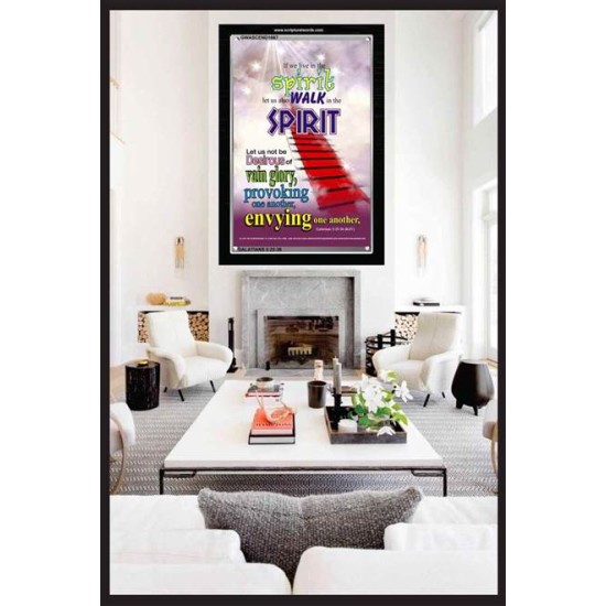 WALK IN THE SPIRIT   Large Framed Scripture Wall Art   (GWASCEND1667)   