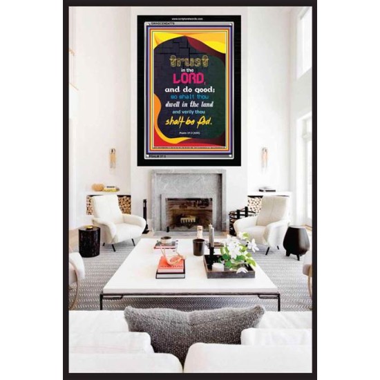 TRUST IN THE LORD   Bible Verses Framed Art   (GWASCEND4779)   