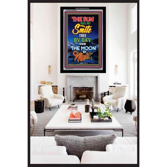 THE SUN SHALL NOT SMITE THEE   Christian Paintings Acrylic Glass Frame   (GWASCEND6657)   