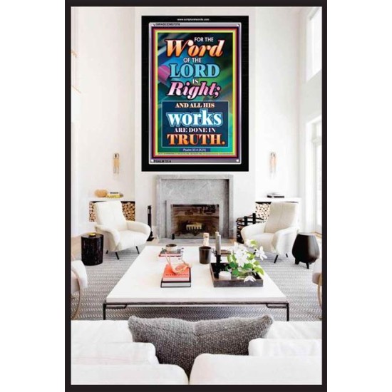 WORD OF THE LORD   Contemporary Christian poster   (GWASCEND7370)   