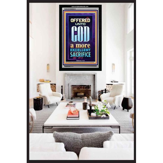 A MORE EXCELLENT SACRIFICE   Contemporary Christian poster   (GWASCEND9212)   