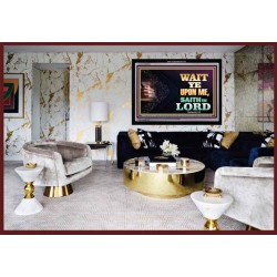 WAIT UPON THE LORD   Bible Scriptures on Forgiveness Acrylic Glass Frame   (GWASCEND8936)   