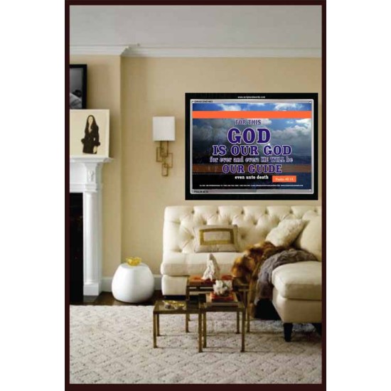 THIS GOD IS OUR GOD   Christian Quotes Framed   (GWASCEND1603)   
