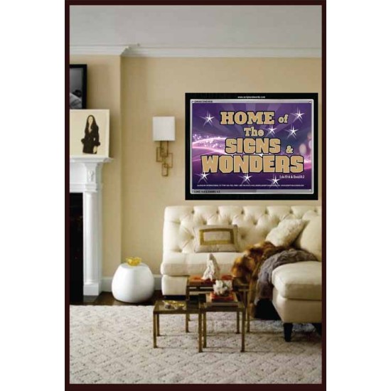 SIGNS AND WONDERS   Framed Bible Verse   (GWASCEND3536)   