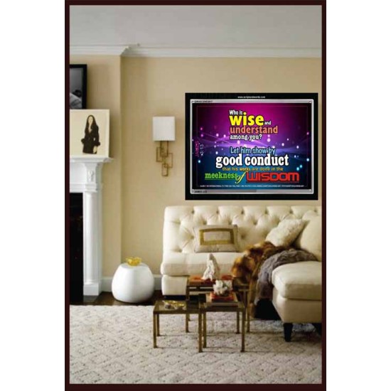 WISDOM   Scriptural Framed Signs   (GWASCEND3817)   