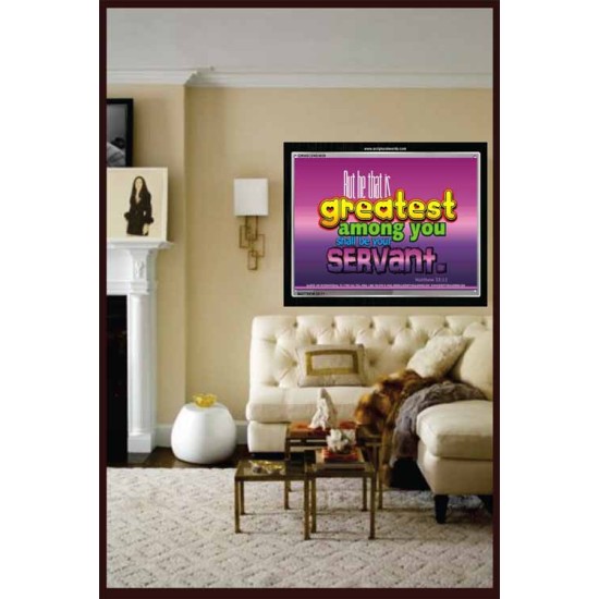 THE GREATEST   Framed Bible Verse   (GWASCEND3839)   