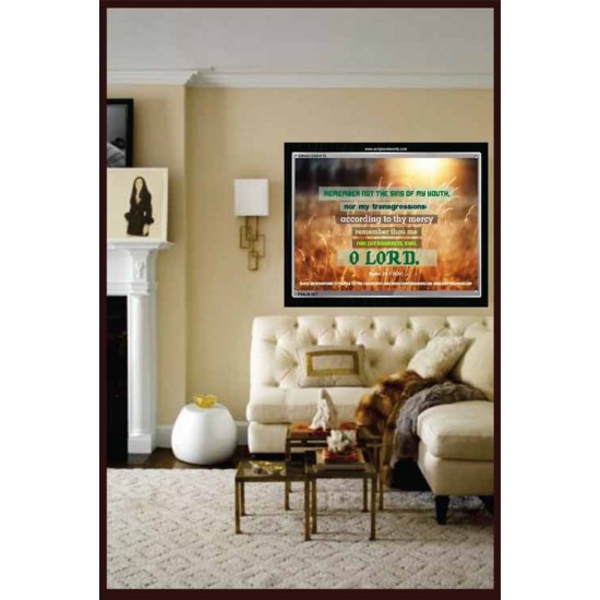 THE SINS OF MY YOUTH   Framed Business Entrance Lobby Wall Decoration   (GWASCEND4176)   