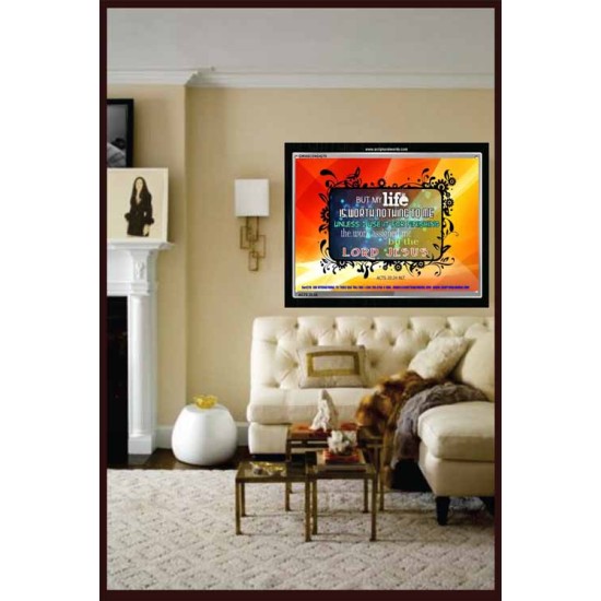 THE WORTH OF LIFE   Framed Interior Wall Decoration   (GWASCEND4270)   