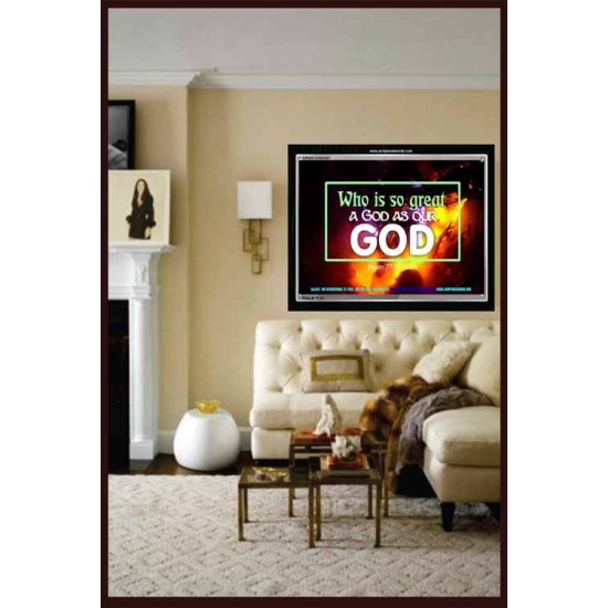 THE GREAT GOD   Framed Bible Verses   (GWASCEND4287)   