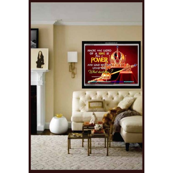 THE WORD OF THE LORD IS POWER   Scripture Wall Art   (GWASCEND4332)   